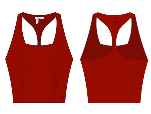 Cherry Red Tank top